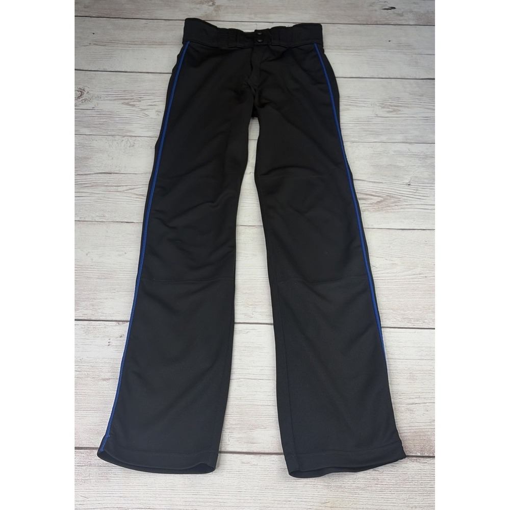Easton Women's Small Prowess Piped Softball Pants Black Royal Blue Sportswear